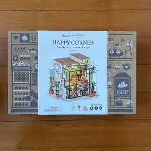 Rolife DIY Miniature Dollhouse - Emily's Flower Shop Miniature Kit DG145